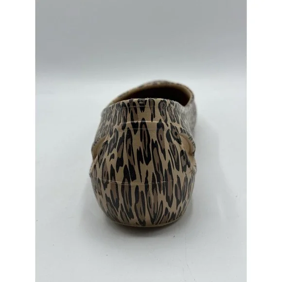 Crocs Kadee Flats Women 9 Cheetah Leopard Animal Print Ballet Flats Comfort Shoe - Picture 7 of 16